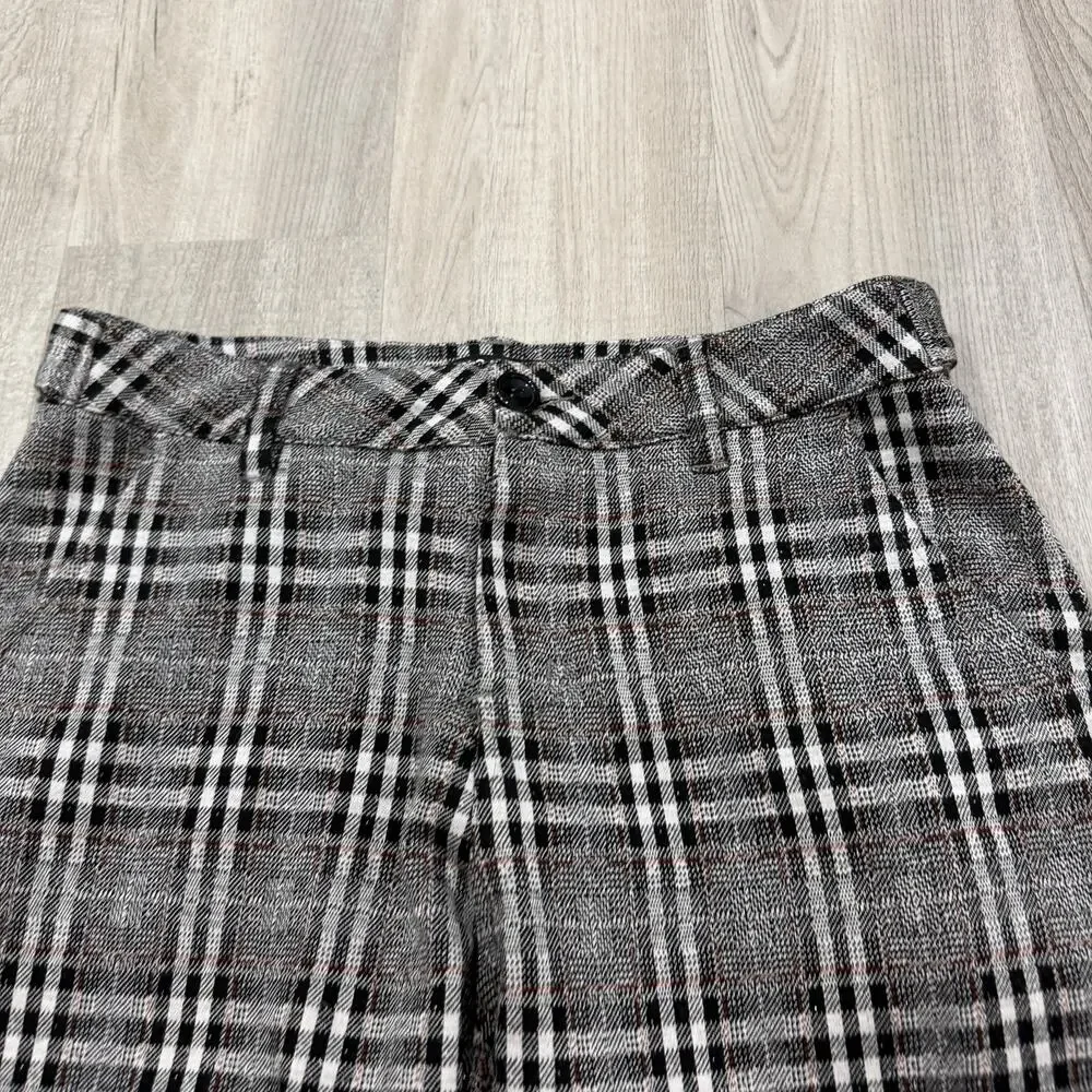 YoungLA Dapper Dress Pants Mens 30x30 Plaid Check 614 Stretch Skinny Fit YLA2112